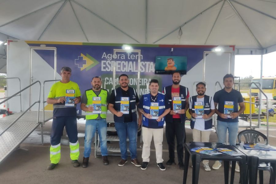 Foto Saúde na estrada: unidade móvel do SUS leva atendimento a caminhoneiros na BR-163, no Pará