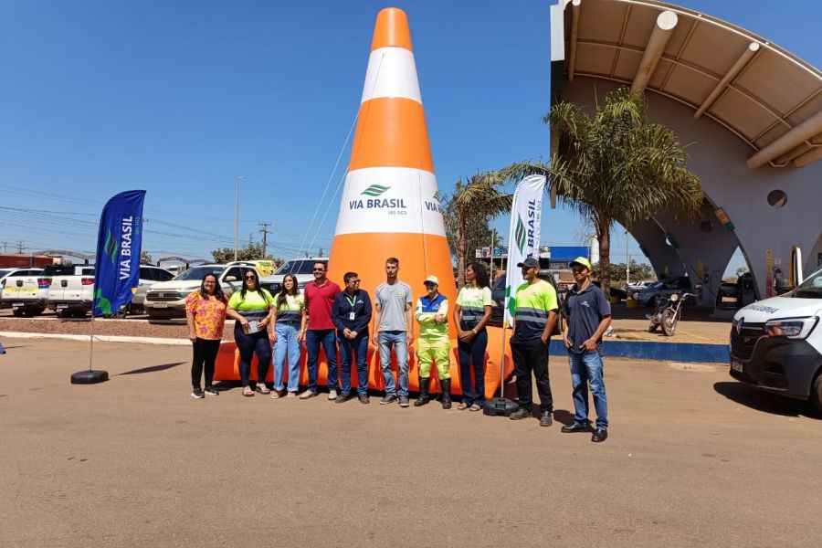 Foto Via Brasil BR-163 realiza ações de conscientização de 18 de maio e de Maio Amarelo