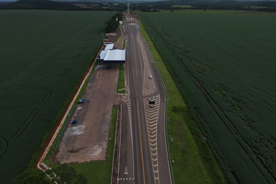 Foto Via Brasil BR-163 simula acidente com carga perigosa na BR-163, em Guarantã do Norte (MT)