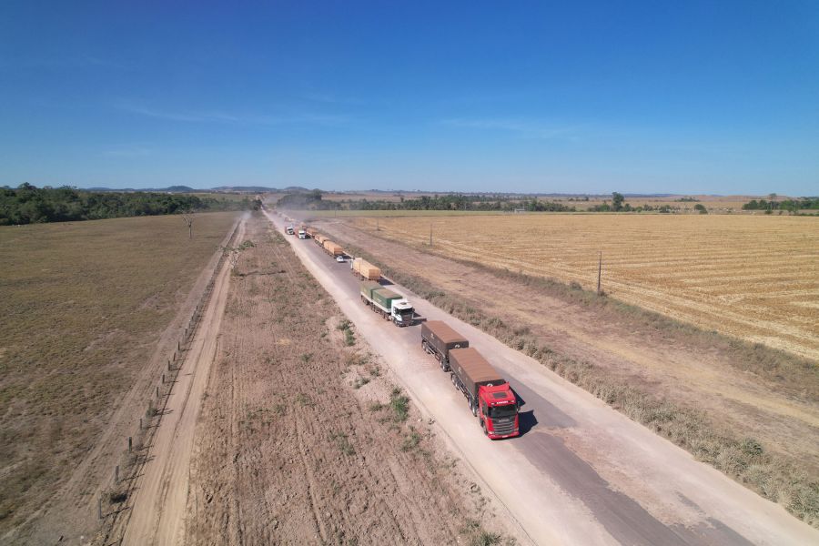 Foto Via Brasil BR-163 inicia obras em trecho crítico no Pará